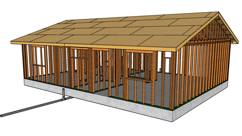 How To Build A 2×4 Wood Frame House