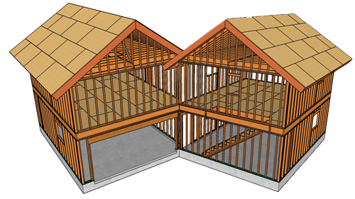 Example of How to Frame Water Heater Platform – Home Building Tips 